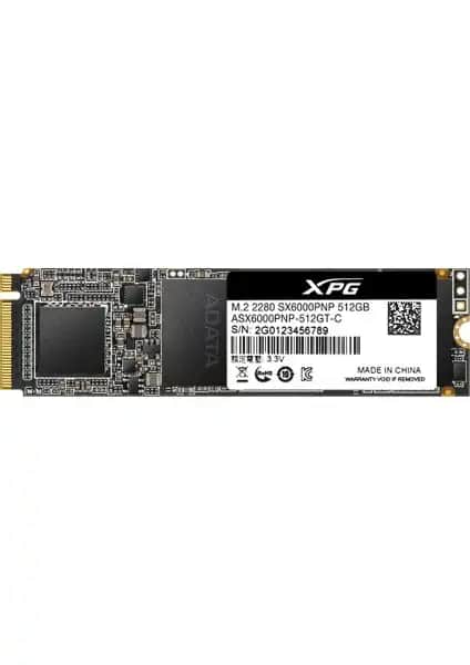 Adata XPG SX6000 Pro 512GB NVMe SSD: Yüksek Performans ve Güçlü Depolama Çözümü