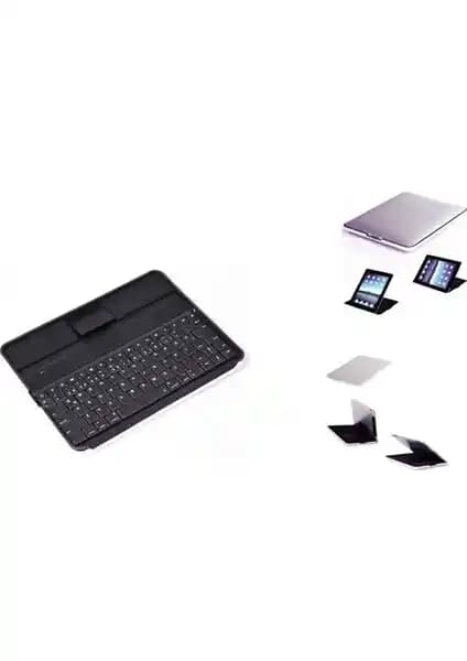 Addison ALS-77 Alüminyum Standlı Bluetooth iPad Klavyesi Şık ve Fonksiyonel Tasarım
