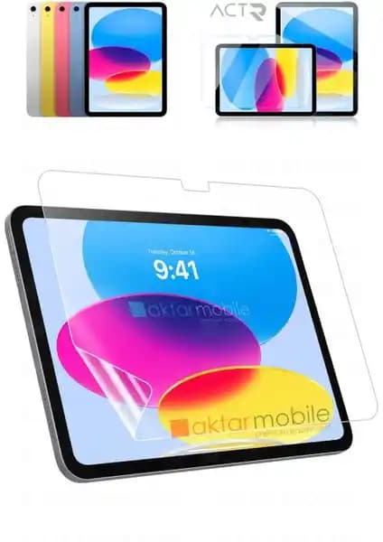 AktarMobile Nano Cam Ekran Koruyucu iPad 10 ve 11. Nesil için yüksek dayanıklılık ve estetik