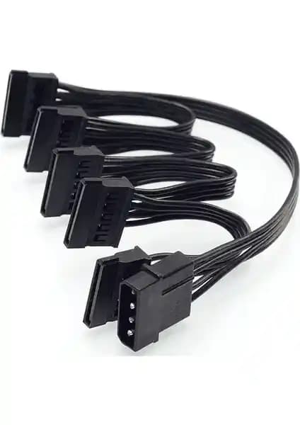 Alfais 4355 Molex IDE 4 Pin To 5 Port SATA Güç Çoklayıcı Kablosu İncelemesi ve Kullanım Rehberi