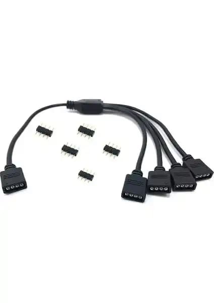 Alfais 4376 RGB Şerit 4 Pin LED Çoklayıcı Splitter Detaylı İnceleme ve Kullanım Rehberi
