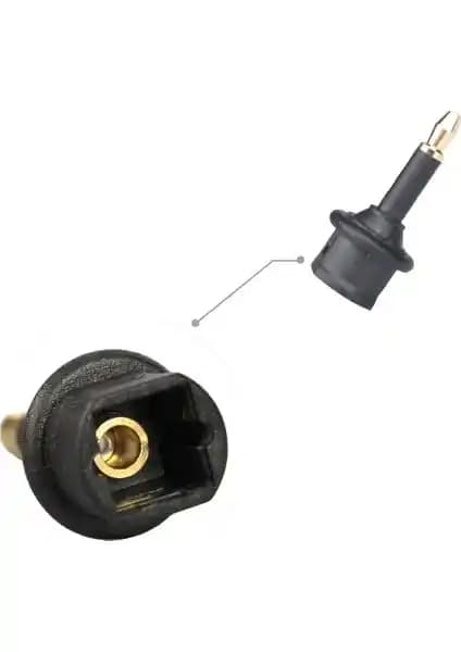 Alfais 4430 Toslink Mini Toslink Adaptörü Dijital Ses Bağlantısında Yüksek Kalite Çözüm