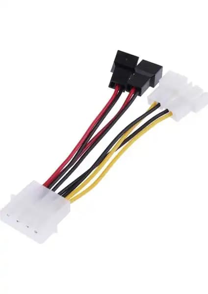Alfais 4475 Fan Çoklayıcı Kablosu Splitter ile Fan Sayısını Artırın ve Kontrol Edin