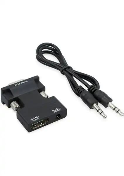 Alfais 4499 Ses Destekli HDMI to VGA Monitör Dönüştürücü Adaptör Detayları ve Kullanım Alanları
