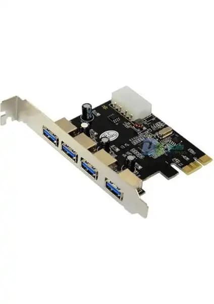 Alfais 4538 PCIe Express 4 Port USB 3.0 Kartı ile Hızlı ve Güvenilir Bağlantı Çözümü