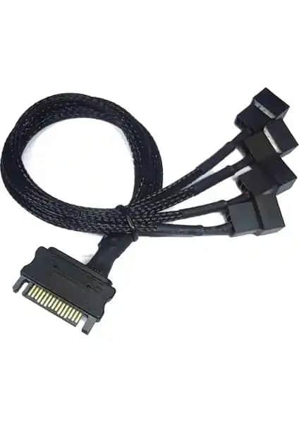 Alfais 4598 Sata Power To Fan Çevirici: Güç ve Soğutma Yönetimi için Pratik Çözüm