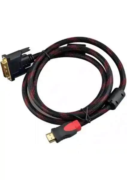 Alfais 4600 HDMI to DVI 24+1 Dönüştürücü Kablo 1.5 Metre Yüksek Kalite Bağlantı Çözümü