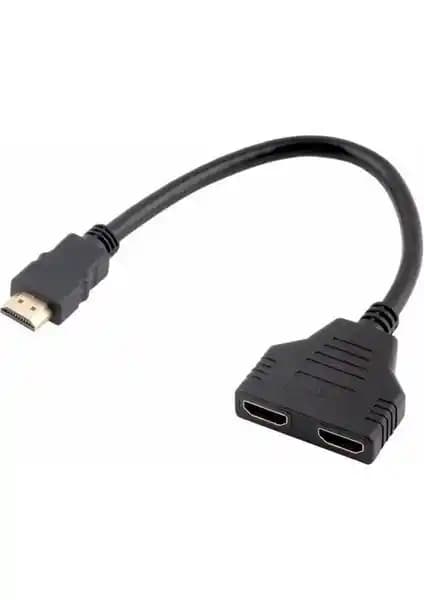 Alfais 4664 2 Port HDMI Splitter Switch Çoklayıcı Yüksek Kaliteli Görüntü ve Ses Aktarımı