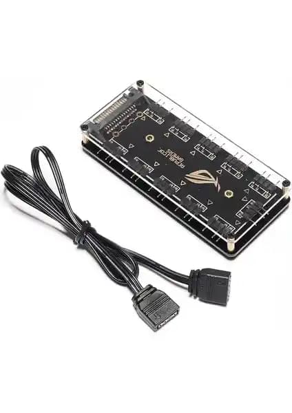 Alfais 4847 ARGB RGB LED Çoklayıcı: 11 Portlu Güçlü ve Kompakt Aydınlatma Çözümü