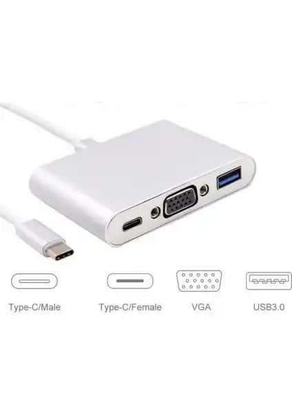 Alfais 4961 USB Tip C'den VGA ve USB 3.0 Adaptörünün Özellikleri ve Kullanım Alanları