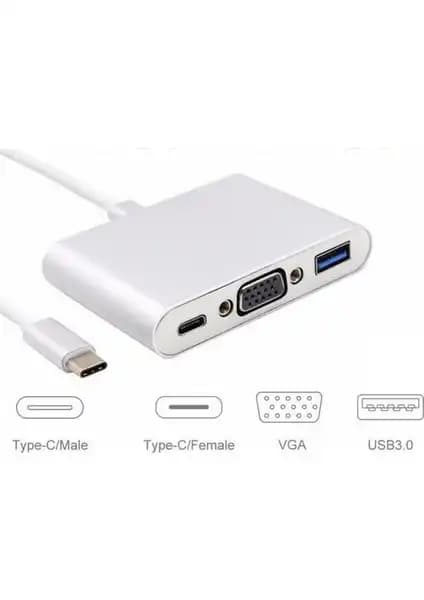 Alfais 4961 USB Tip C'den VGA ve USB 3.0 Adaptörünün Özellikleri ve Kullanım Alanları
