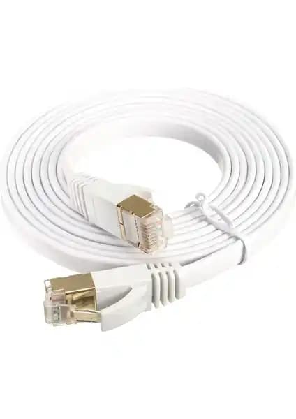 Alfais 4964 Cat7 Ethernet Kablosu 600 MHz 10 Gbps Hızlı ve Güvenilir Bağlantı