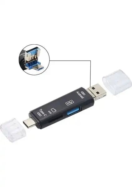 Alfais 5068 Otg 3in1 Type-C ve Micro USB Kart Okuyucu Dönüştürücü İnceleme ve Özellikleri