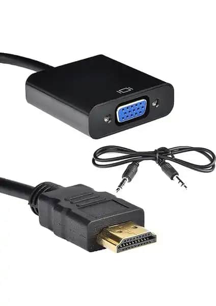 Ancheyn HDMI'den VGA'ya Ses Destekli Dönüştürücü Adaptör İle Eski ve Yeni Teknolojileri Birleştirin