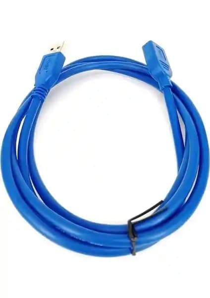Ancheyn USB 3.0 1 Metre Erkek Dişi Uzatma Kablosu Yüksek Hızlı Veri Aktarımı için