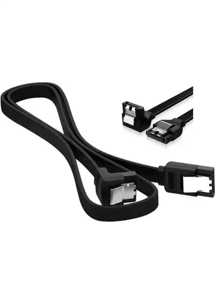 Aogo 90 Derece SATA 3.0 Kilitli HDD SSD Veri Bağlantı Kablo Çözümü