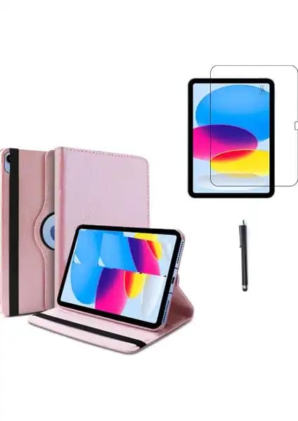 Apple iPad A16 için Dönebilen Kılıf ve Koruma Seti Gelişmiş Tasarım ve Fonksiyonellik
