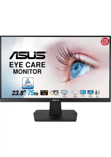 Asus 23.8 İnç VA24EHE Monitör: Yüksek Performans ve Estetik Özellikler