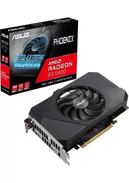 ASUS Phoenix Radeon RX 6400 4GB Ekran Kartı: Yüksek Performans ve Güvenilirlik