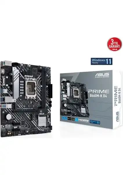 Asus Prime B660M-K D4 Anakartıyla Güçlü ve Esnek Bilgisayar Kurulumu Rehberi