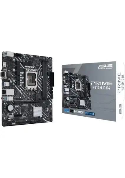 Asus Prime H610M-D D4 Anakart İncelemesi: Yüksek Performans ve Güvenilirlik