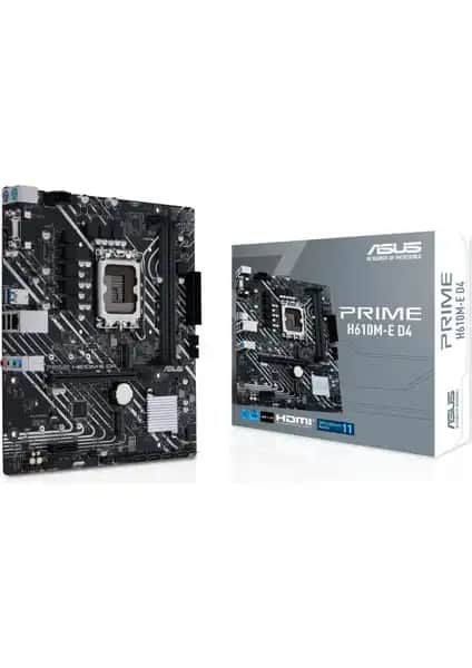 ASUS Prime H610M-E D4 Anakart Özellikleri ve Performans Analizi