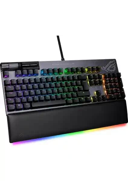 Asus ROG STRIX FLARE II Animate RGB Oyuncu Klavyesi: Yüksek Performans ve Estetik Özellikler
