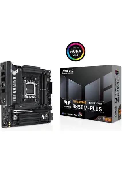 Asus TUF Gaming B850M-PLUS Anakartı: Güçlü Performans ve Dayanıklılık Özellikleri