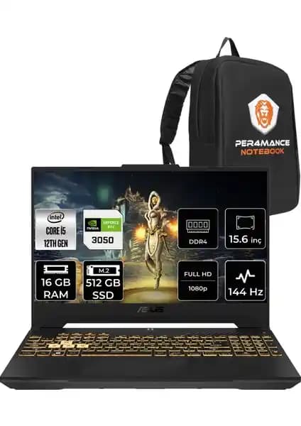 Asus TUF Gaming F15 FX507ZC4: Güçlü Donanım ve Dayanıklı Tasarım Özellikleri