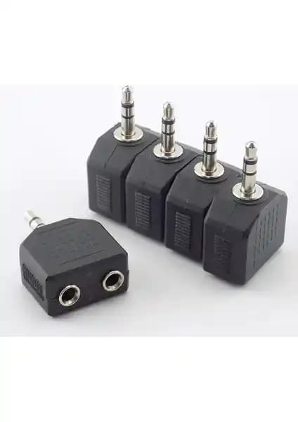 Ata Elektronik 5 Adet Aux Ses Müzik Kablo Çoklayıcı Jakı Güçlü ve Dayanıklı Ses Çoğaltıcı Çözüm