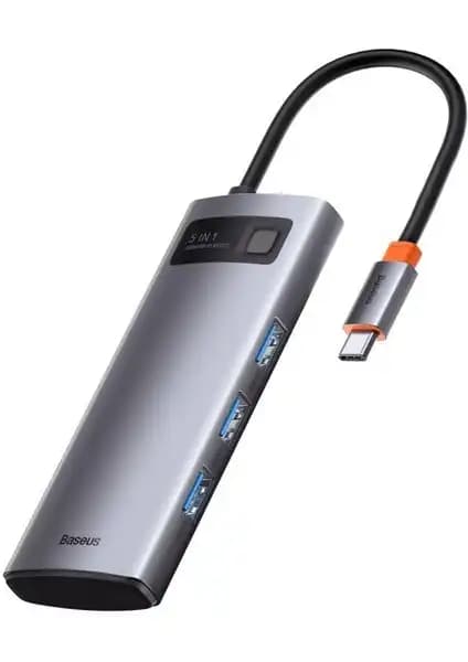 Baseus 100W 5in1 Type-C Hub Çok Fonksiyonlu Bağlantı Çözümü