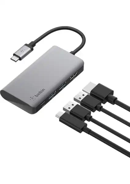Belkin USB-C Çok Fonksiyonlu Adaptör: Çoklu Bağlantı ve Yüksek Performans Sağlayan Çözüm