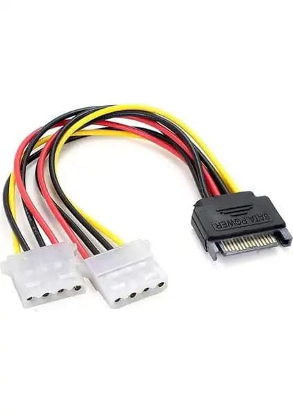Boblov Sata 15 Pin Erkek To Molex 4 Pin Dişi Y Power Kablo İncelemesi ve Kullanım Alanları