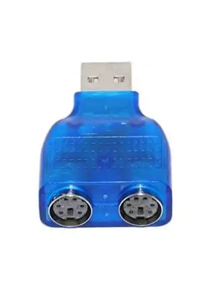 Boblov USB To Ps2 Çevirici Klavye Mouse Adaptörü Yüksek Performanslı Dönüştürme