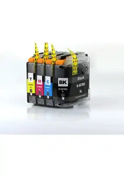 Brother MFC J3720 Uyumlu 4 Renk Muadil Kartuş Seti Yüksek Kalite ve Ekonomi Sağlar