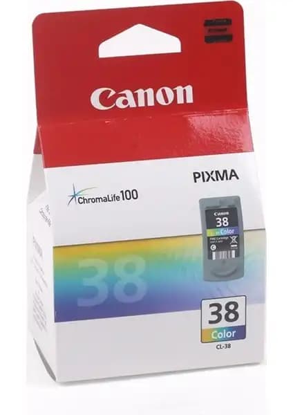 Canon CL-38 Renkli Kartuş: Yüksek Baskı Kalitesi ve Güvenilirlik Sunan Orijinal Seçenek