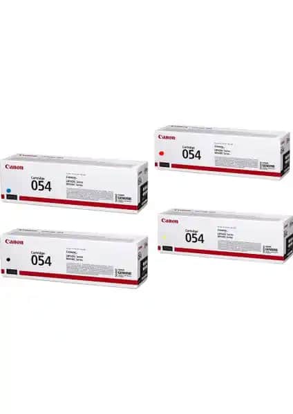 Canon CRG-054 I-Sensys MF-645CX Renkli Toner Seti Orijinal ve Yüksek Kapasiteli Baskı Çözümü