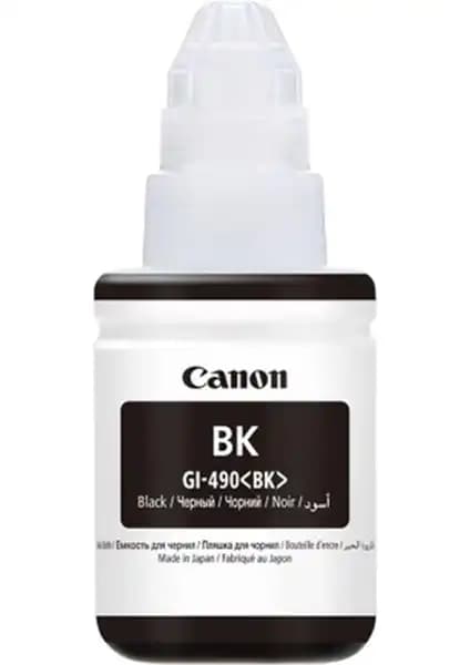 Canon GI-490BK Siyah Mürekkep Kartuşu: Yüksek Kalite ve Güvenilirlik Sunan Orijinal Seçenek