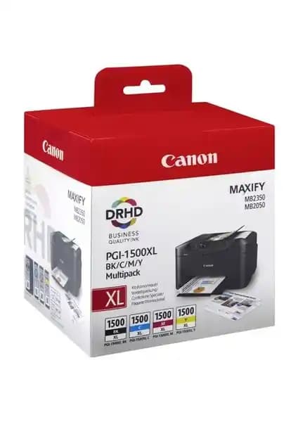 Canon PGI-1500XL Çok Renkli Yüksek Kapasiteli Mürekkep Kartuşu Ofis ve Ev Kullanımı İçin