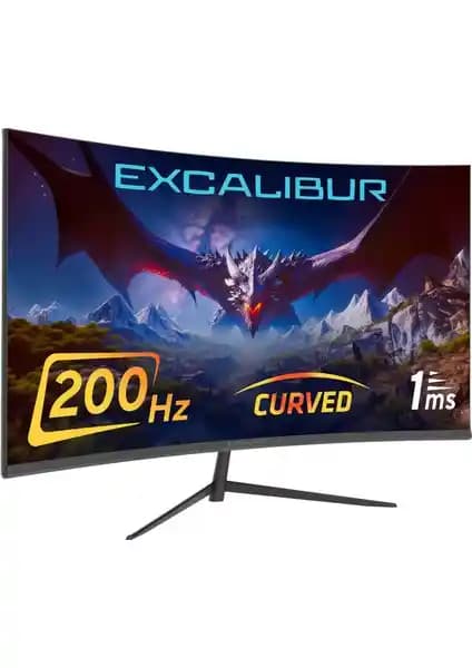 Casper Excalibur M.E238FHD-G: Yüksek Performanslı 23.8 inç Kavisli Oyun ve Profesyonel Monitör