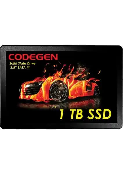 Codegen 1TB SATA 3 SSD: Yüksek Hız ve Güvenilirlik Sunan Taşınabilir Depolama Çözümü