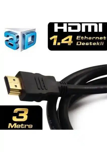 Compaxe HDMTV03 3 Metre HDMI Kablo Yüksek Çözünürlük ve Güvenilir Bağlantı