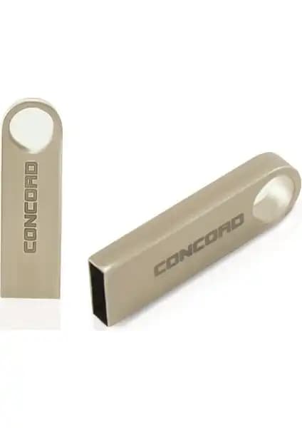 Concord 4GB USB 2.0 Metal Flash Bellek: Dayanıklı ve Şık Taşınabilir Depolama Çözümü