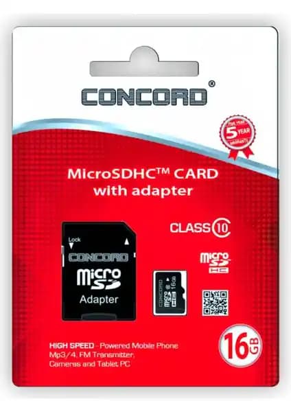 Concord Micro SD Hafıza Kartı İncelemesi: Yüksek Performans ve Enerji Tasarrufu Sağlayan Depolama Çözümü