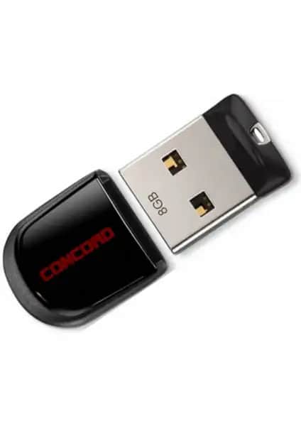 Concord Mini Lite USB Bellek 8 GB Taşınabilir ve Dayanıklı Veri Depolama Çözümü