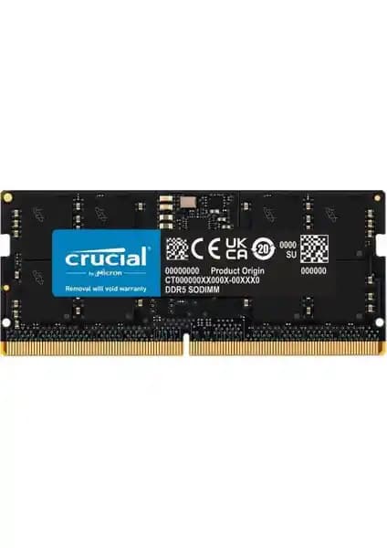 Crucial 32GB DDR5 4800 MHz Notebook RAM Yüksek Performans ve Güçlü Bellek Çözümü