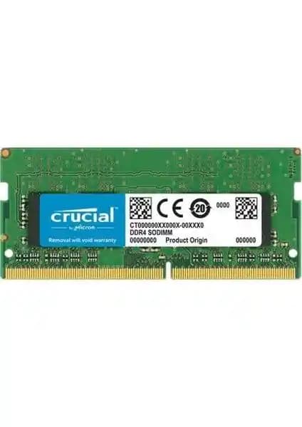 Crucial 8GB 2400MHz DDR4 SODIMM Hafıza Modülü Notebooklar İçin Güvenilir Performans