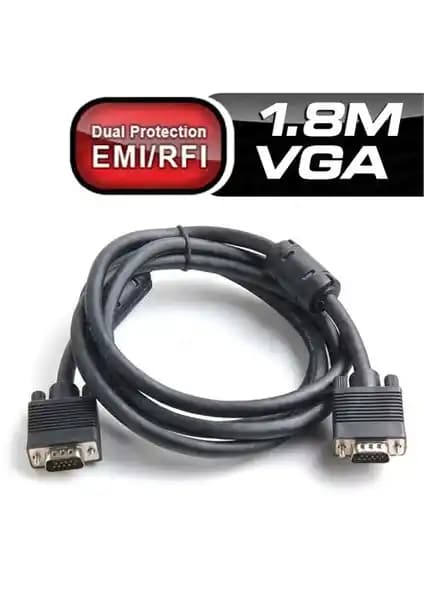 Dark 1.8m Ferrit Çekirdekli EMI/RFI Filtreli VGA Kablo Özellikleri ve Kullanım Avantajları