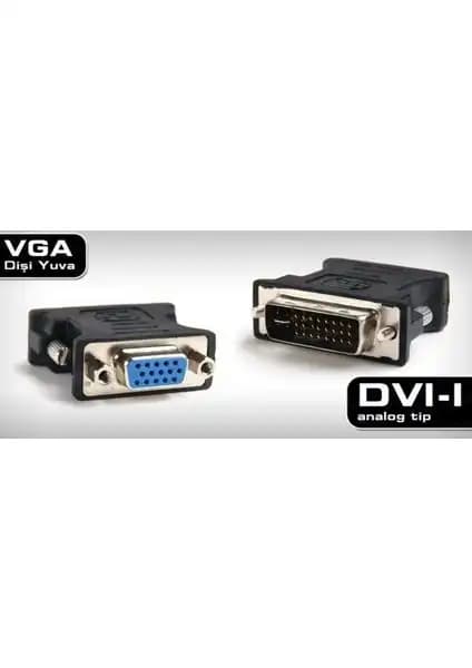 Dark DVI-I 24+5 Pin (Analog) VGA Dönüştürücü ile Eski ve Yeni Sistemleri Bağlayın