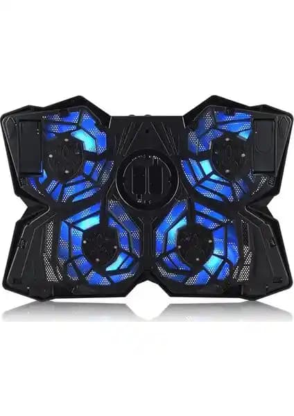Dexim DNA001 4 Fan Ledli Notebook Soğutucu Standıyla Etkili ve Güçlü Soğutma Çözümü